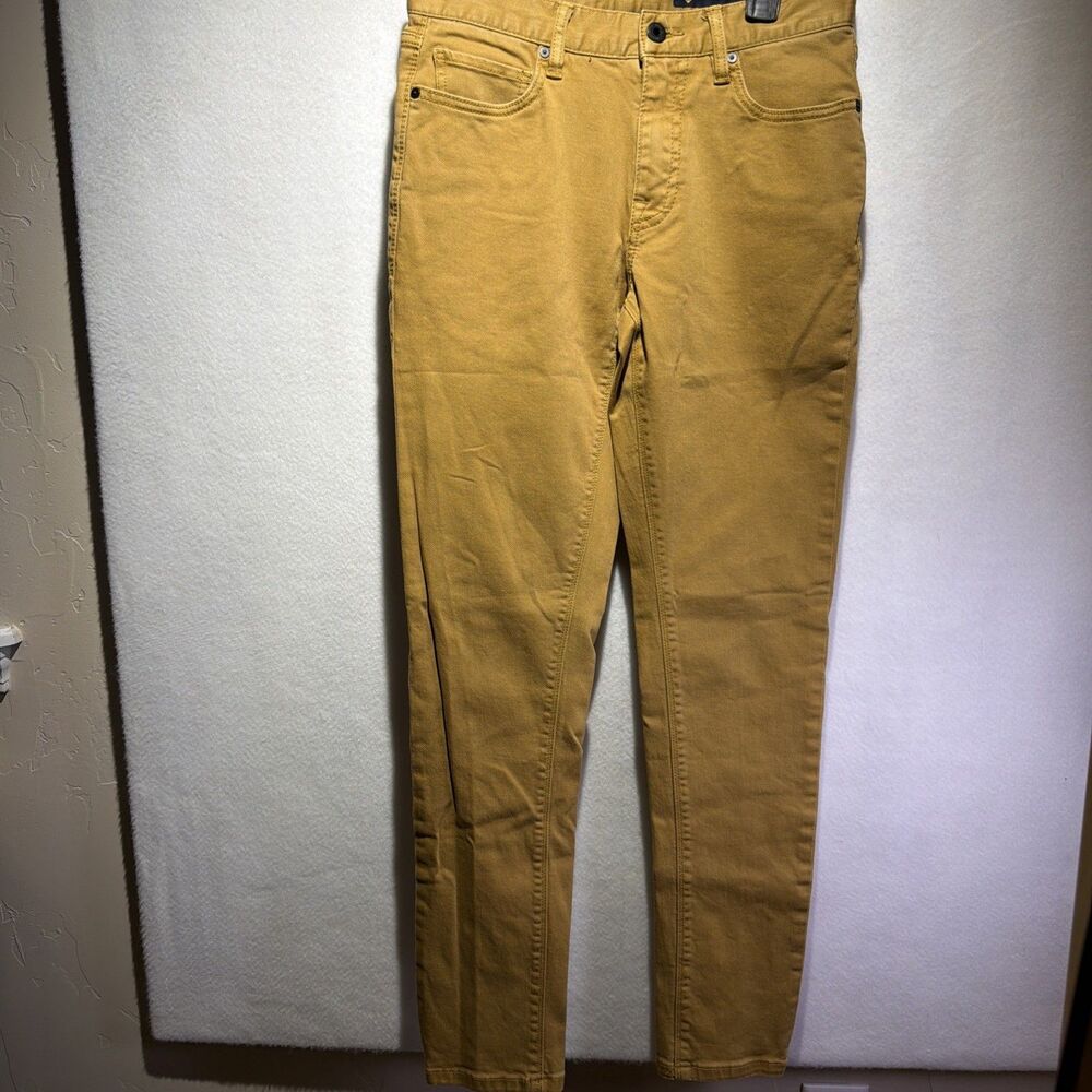 Mens Roark HWY 133 5-Pocket Men's Mustard Jeans  28X32  EUC